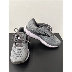 Brooks Ghost 13 Women's Gray and Lilac Running Sneakers 6.5